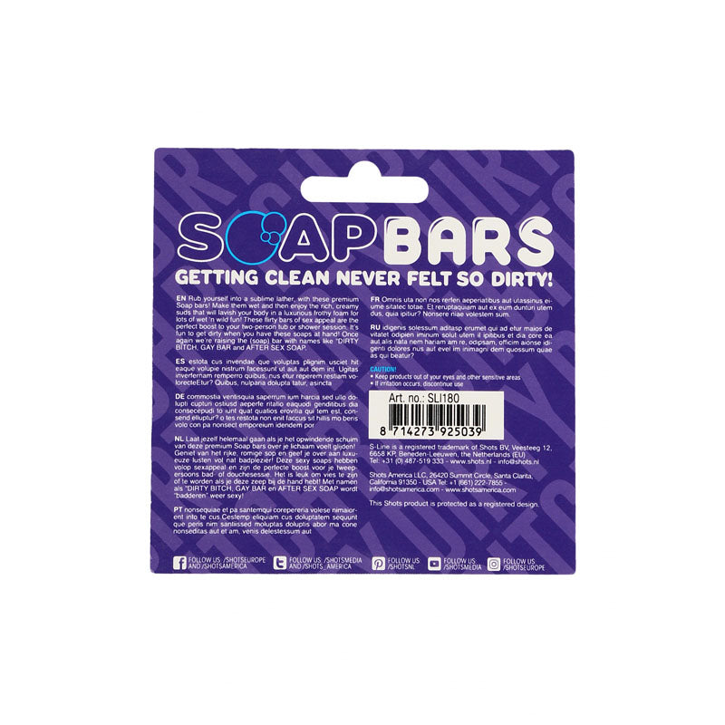 S-LINE Soap Bar - Dirty Bitch - Purple Novelty Soap - Hush Store Sydney 