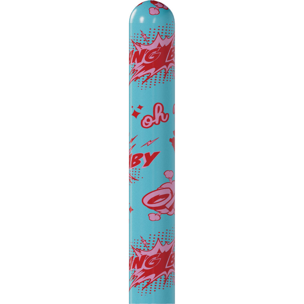 S-LINE Kaotix Bang Baby - Blue 17.8 cm USB Rechargeable Vibrator - Hush Store Sydney 
