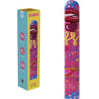 S-LINE Kaotix Pop Art - Pink 17.8 cm USB Rechargeable Vibrator - Hush Store Sydney 