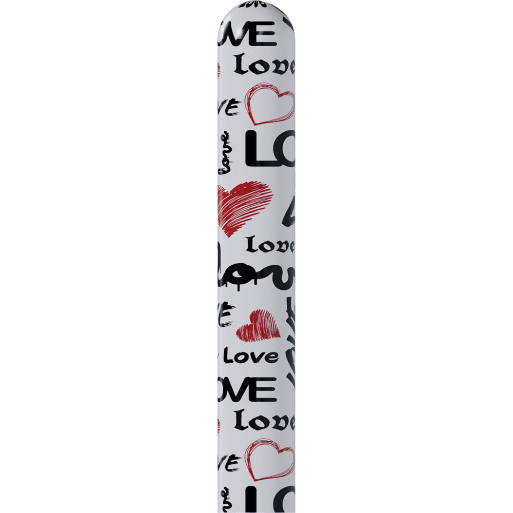 S-LINE Kaotix Love - White 17.8 cm USB Rechargeable Vibrator - Hush Store Sydney 