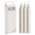 LaCire Drip Pillar Candles - White - White Drip Candles - Set of 3 - Hush Store Sydney 