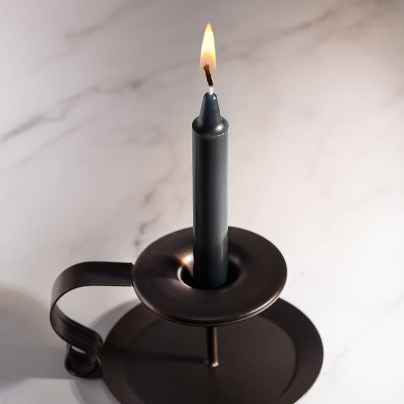 LaCire Drip Pillar Candles - Black - Black Drip Candles - Set of 3 - Hush Store Sydney 