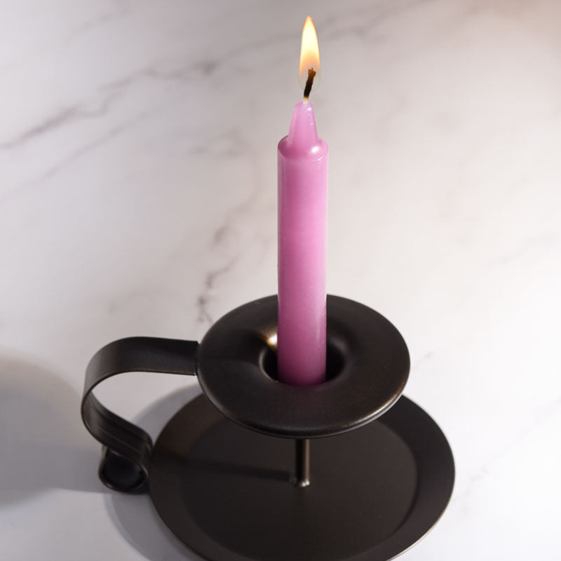 LaCire Drip Pillar Candles - Violet - Violet Drip Candles - Set of 3 - Hush Store Sydney 
