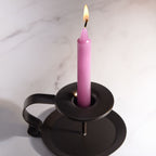 LaCire Drip Pillar Candles - Violet - Violet Drip Candles - Set of 3 - Hush Store Sydney 