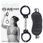 Sex & Mischief Shadow Cuff Kit - Black - 2 Piece Set - Hush Store Sydney 