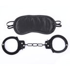 Sex & Mischief Shadow Cuff Kit - Black - 2 Piece Set - Hush Store Sydney 