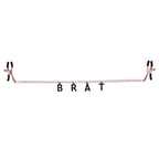 Sex & Mischief Brat Charmed Nipple Clamps - Rose Gold Nipple Clamps with 45 cm Chain - Hush Store Sydney 
