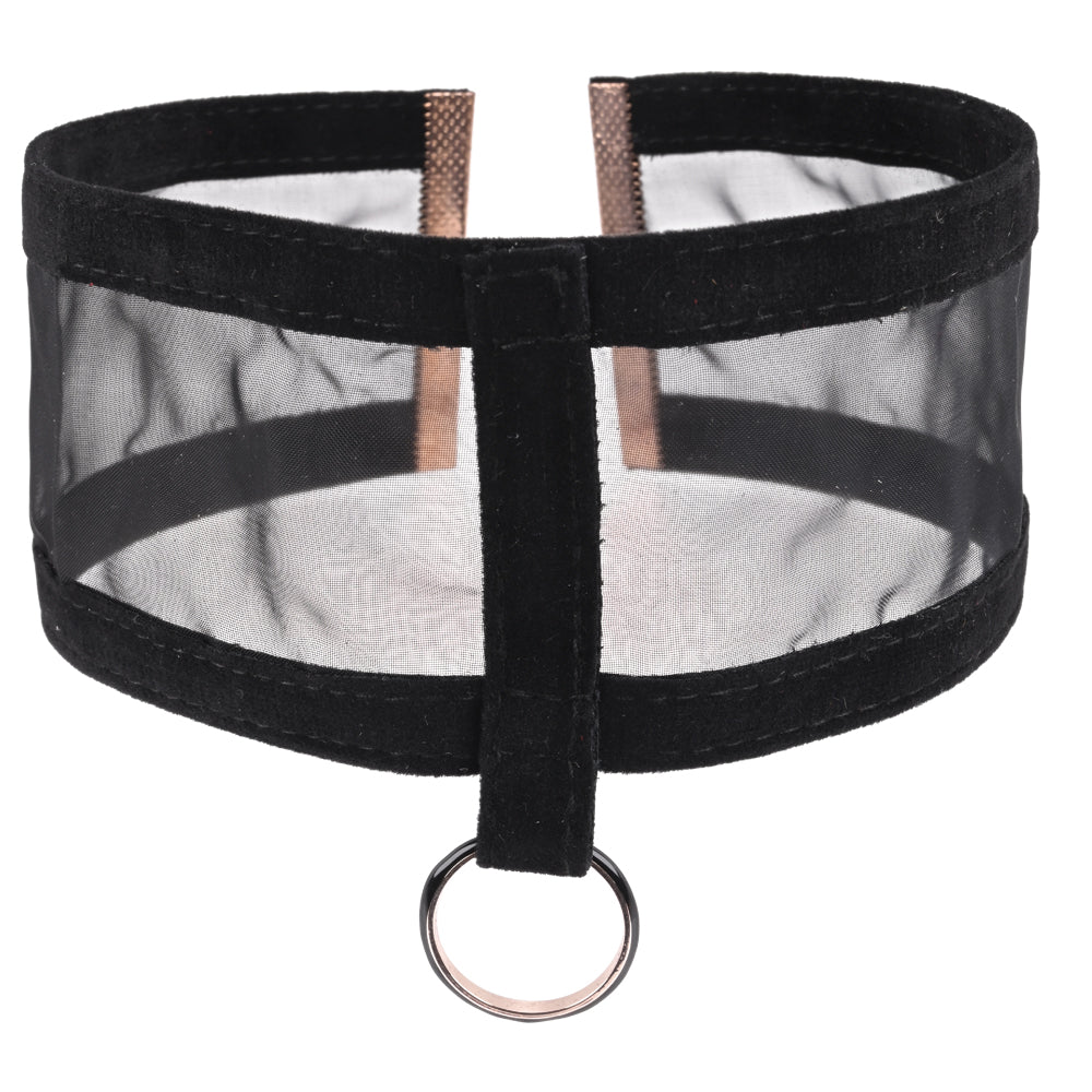 Sex & Mischief Sheer Day Collar - Black Collar - Hush Store Sydney 