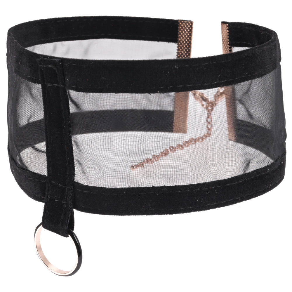 Sex & Mischief Sheer Day Collar - Black Collar - Hush Store Sydney 