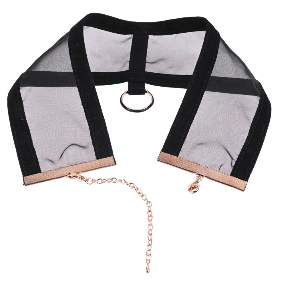 Sex & Mischief Sheer Day Collar - Black Collar - Hush Store Sydney 