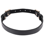 Sex & Mischief Double Buckle Day Collar - Black Collar - Hush Store Sydney 