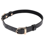 Sex & Mischief Double Buckle Day Collar - Black Collar - Hush Store Sydney 