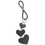 Sex & Mischief Heart Nipple Ties - Black Nipple Restraints - Set of 2 - Hush Store Sydney 