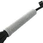 Sex & Mischief Sparkle Flogger - Black/Sparkle 78 cm Flogger Whip - Hush Store Sydney 