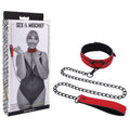 Sex & Mischief Amor Collar and Leash - Red Restraint - Hush Store Sydney 