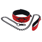 Sex & Mischief Amor Collar and Leash - Red Restraint - Hush Store Sydney 