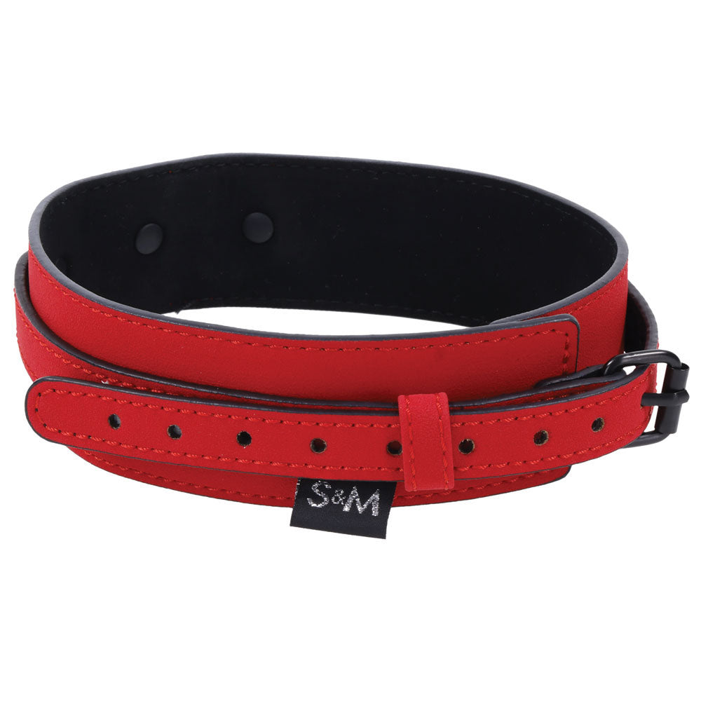 Sex & Mischief Amor Collar and Leash - Red Restraint - Hush Store Sydney 