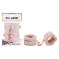 Sex & Mischief Peaches n CreaMe Fur Handcuffs - Peach Restraints - Hush Store Sydney 