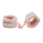 Sex & Mischief Peaches n CreaMe Fur Handcuffs - Peach Restraints - Hush Store Sydney 
