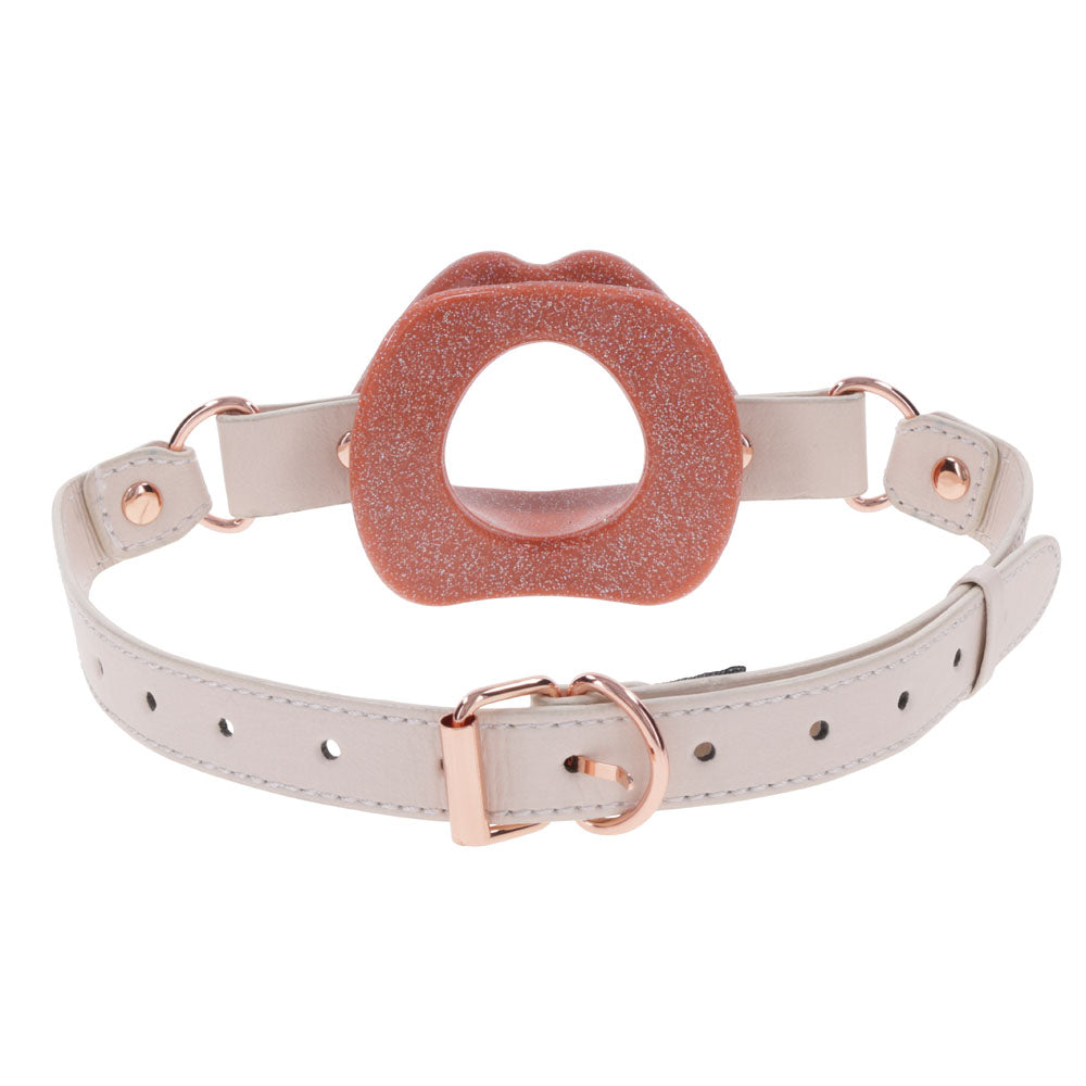 Sex & Mischief Peaches n CreaMe Silicone Lips - Peach Mouth Restraint - Hush Store Sydney 