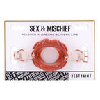 Sex & Mischief Peaches n CreaMe Silicone Lips - Peach Mouth Restraint - Hush Store Sydney 