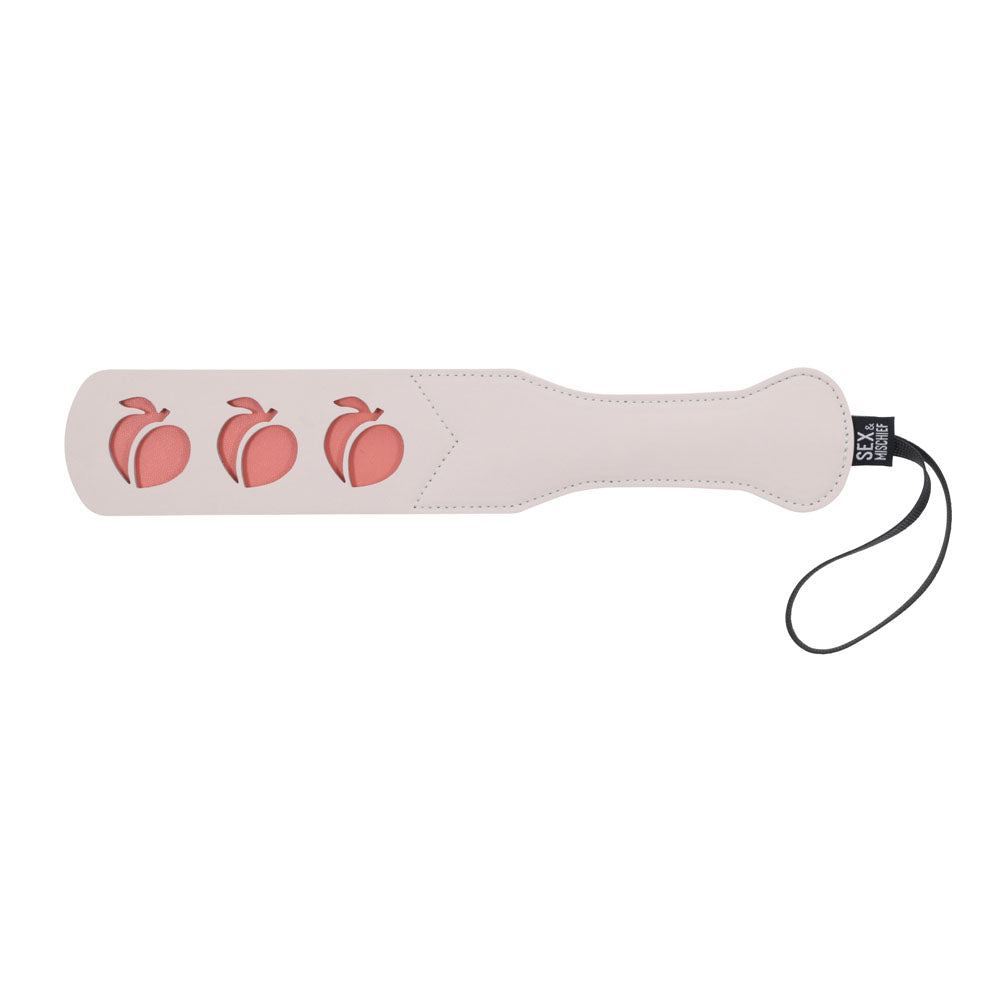 Sex & Mischief Peaches n CreaMe Impression Paddle - Peach Spanking Paddle - Hush Store Sydney 