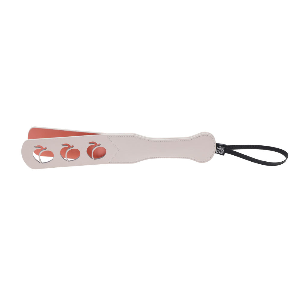 Sex & Mischief Peaches n CreaMe Impression Paddle - Peach Spanking Paddle - Hush Store Sydney 