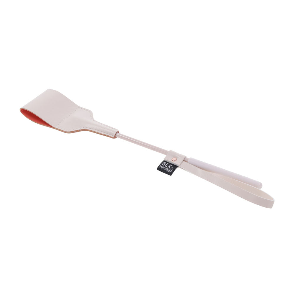 Sex & Mischief Peaches n CreaMe Riding Crop - Peach 30 cm Crop Whip - Hush Store Sydney 