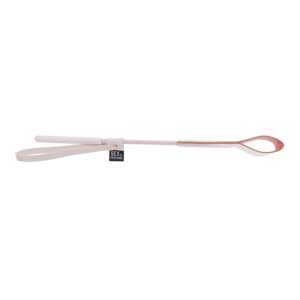 Sex & Mischief Peaches n CreaMe Riding Crop - Peach 30 cm Crop Whip - Hush Store Sydney 