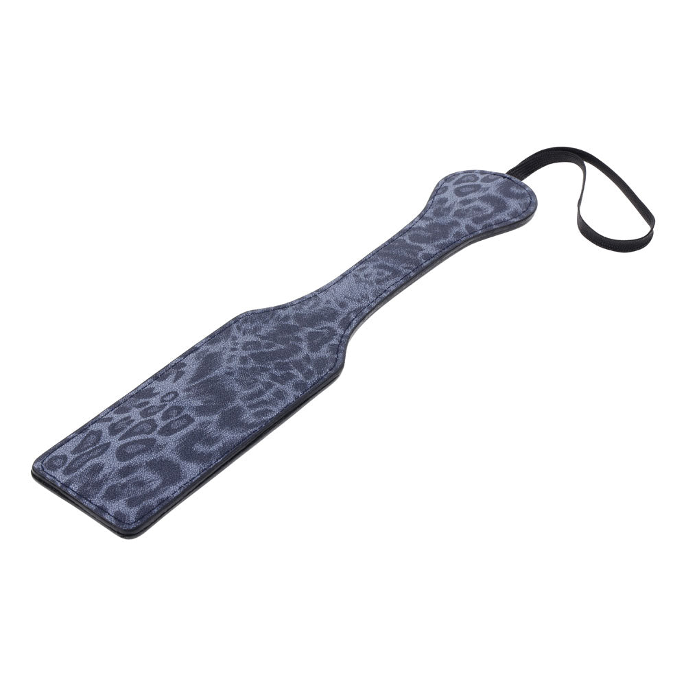 Sex & Mischief Cougar Studded Paddle - Navy Blue Paddle with Gold Studs - Hush Store Sydney 