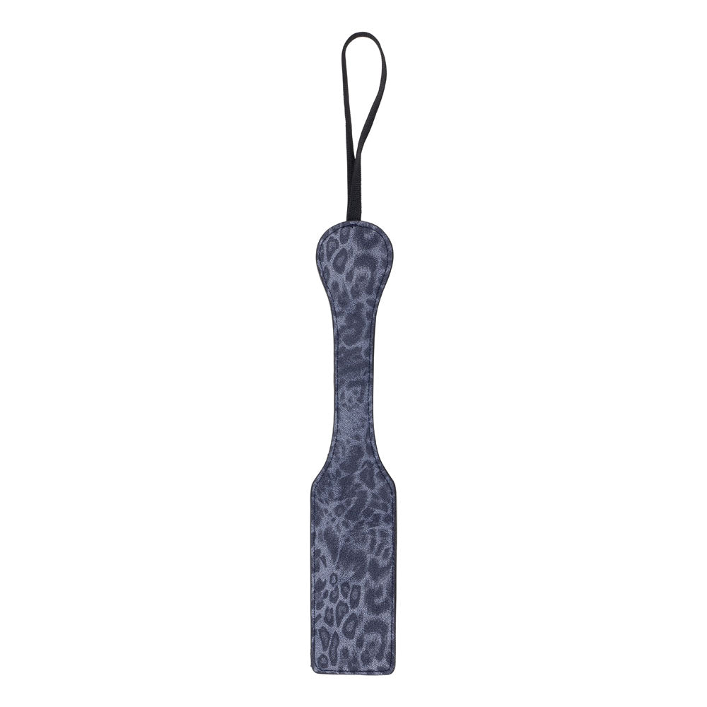 Sex & Mischief Cougar Studded Paddle - Navy Blue Paddle with Gold Studs - Hush Store Sydney 
