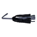 Sex & Mischief Cougar Faux Fur Flogger - Navy Blue/Black Furry Flogger Whip - Hush Store Sydney 