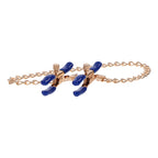 Sex & Mischief Cougar Chained Nipple Clamps - Gold Nipple Clamps with Cougar Chain - Hush Store Sydney 