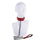 S&M Exs & Ohs Collar and Leash - Red Neck Restraint - Hush Store Sydney 