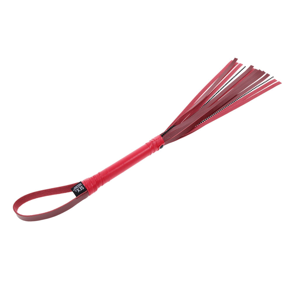 S&M Exs & Ohs Crystal Flogger - Red Flogger Whip - Hush Store Sydney 