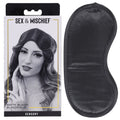 Sex & Mischief Satin Blindfold Black - Black Blindfold - Hush Store Sydney 