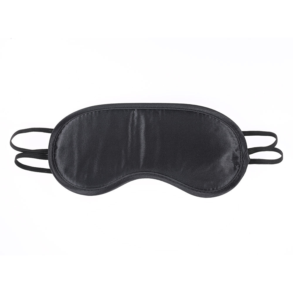 Sex & Mischief Satin Blindfold Black - Black Blindfold - Hush Store Sydney 