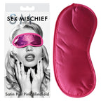 Sex & Mischief Satin Blindfold Hot Pink - Hot Pink Blindfold - Hush Store Sydney 