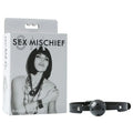 Sex & Mischief Breathable Ball Gag - Black Mouth Restraint - Hush Store Sydney 