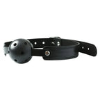 Sex & Mischief Breathable Ball Gag - Black Mouth Restraint - Hush Store Sydney 