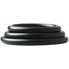 Sex & Mischief Nitrile Cock Ring 3 Pack - Black Cock Rings - Set of 3 Sizes - Hush Store Sydney 