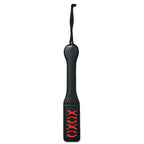 Sex & Mischief XOXO Paddle - Black - Black Paddle - Hush Store Sydney 