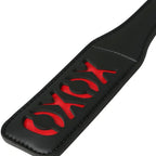 Sex & Mischief XOXO Paddle - Black - Black Paddle - Hush Store Sydney 