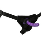 Sex & Mischief Strap-On & Silicone Dildo Kit - Black/Purple Adjustable Strap-On - Hush Store Sydney 