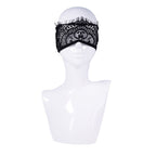 S&M Veiled Vision Lace Blindfold - Black Lace Blindfold