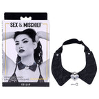Sex & Mischief Heartbound Lace Day Collar - Black Submission Collar