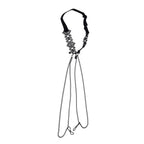 Sex & Mischief Lace Collar with Nipple Ties - Black Neck and Nipple Restraints