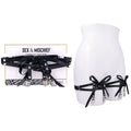 Sex & Mischief Laced Up Garters - Black Garters - Hush Store Sydney 