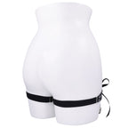 Sex & Mischief Laced Up Garters - Black Garters