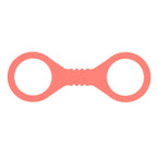 Sex & Mischief Peaches n CreaMe Small Silicone Cuffs - Peach Silicone Restraints - Hush Store Sydney 